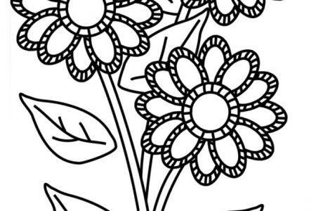 140 dibujos de flores para Colorear - Dibujo imágenes - 4 dibujos 1 palabra flores amarillas a4 4 dibujos 1 palabra flores amarillas a4