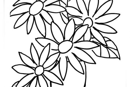 Dibujos de flores de ganchillo a4