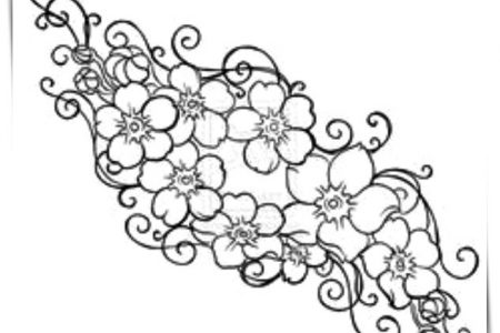 140 dibujos de flores para Colorear - Dibujo imágenes - Dibujos de flores de jardin a4 Dibujos de flores de jardin a4