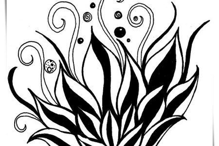 140 dibujos de flores para Colorear - Dibujo imágenes - Dibujos de flores de lavanda a4 Dibujos de flores de lavanda a4