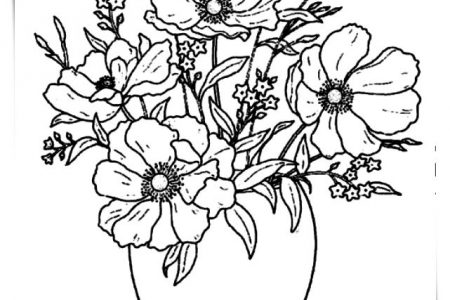 Dibujos de flores y frutas para pintar en tela a4