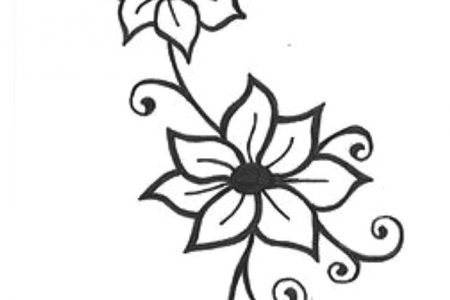 140 dibujos de flores para Colorear - Dibujo imágenes - Dibujos de flores y rosas a4 Dibujos de flores y rosas a4