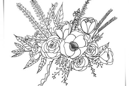 140 dibujos de flores para Colorear - Dibujo imágenes - Dibujos de flores y sus partes a4 Dibujos de flores y sus partes a4