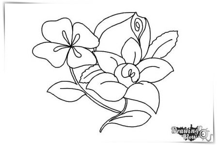 140 dibujos de flores para Colorear - Dibujo imágenes - Dibujos flores bonitas a4 Dibujos flores bonitas a4