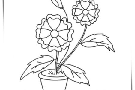 140 dibujos de flores para Colorear - Dibujo imágenes - Dibujos flores de colores a4 Dibujos flores de colores a4