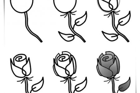 Dibujos flores tattoo a4