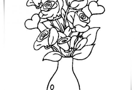 140 dibujos de flores para Colorear - Dibujo imágenes - Fichas colorear flores a4 Fichas colorear flores a4