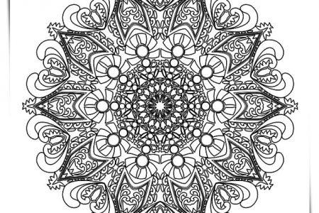 Objetivo de colorear mandalas a5