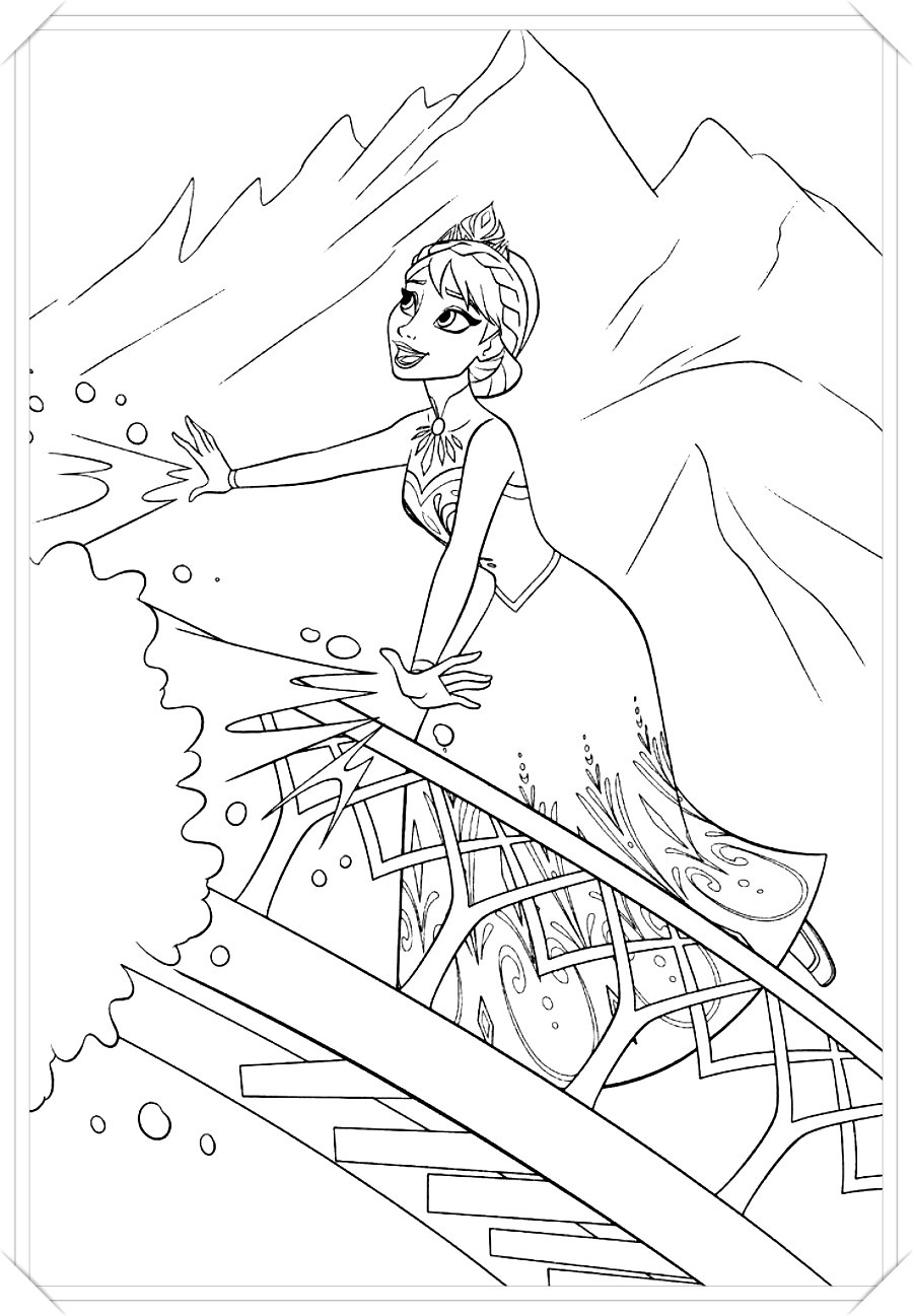 bolso colorear frozen - Dibujo imágenes - bolso colorear frozen bolso colorear frozen