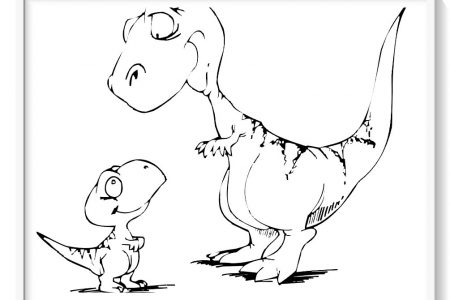 colorear dibujos de dinosaurios gratis