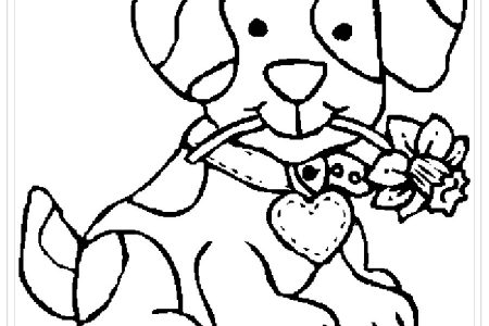 colorear dibujos de perros cachorros