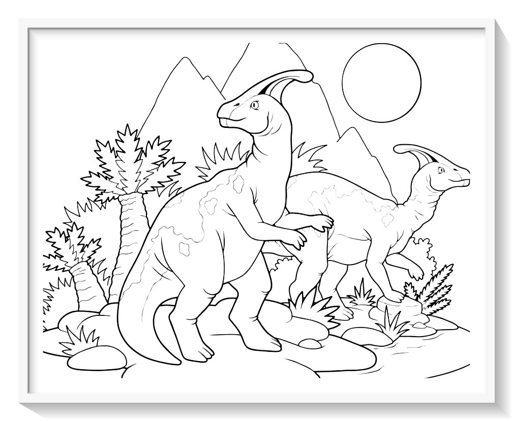 colorear dibujos dinosaurios online
