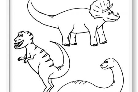 como colorear dinosaurios