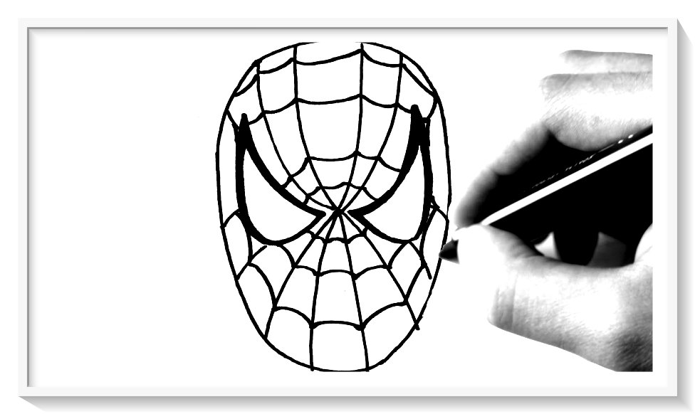 dibujos de spiderman para colorear net