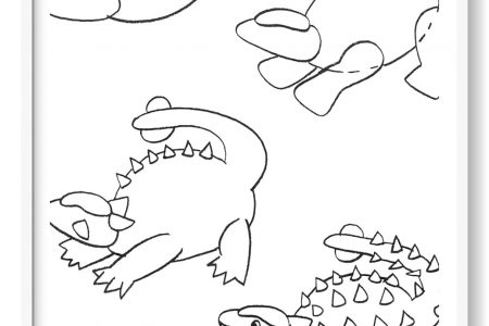 dibujos dinosaurios colorear imprimir