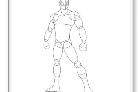 dibujos para colorear a spiderman