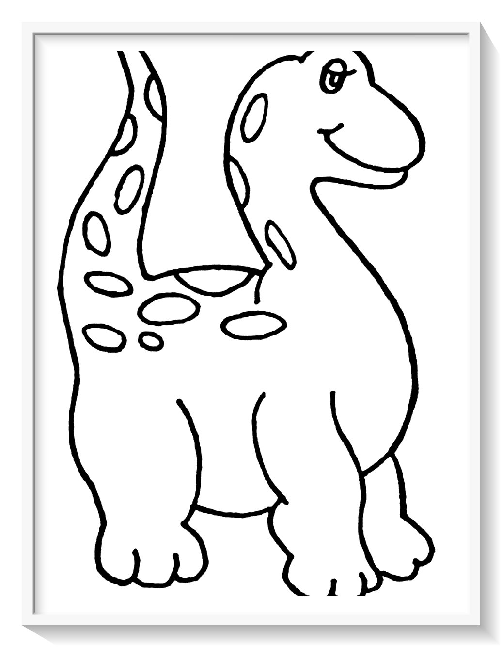 dibujos para colorear animales dinosaurios