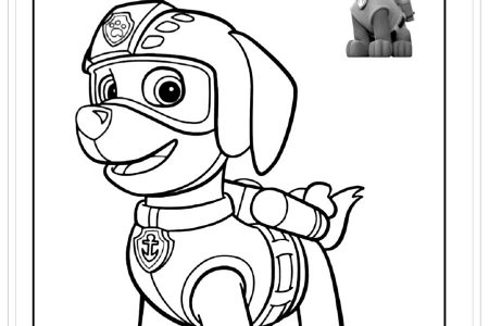 dibujos para colorear patrulla canina everest