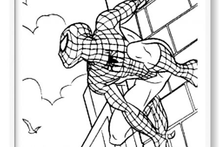 dibujos para colorear spiderman pdf