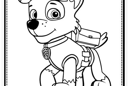 dibujos patrulla canina para colorear en el ordenador