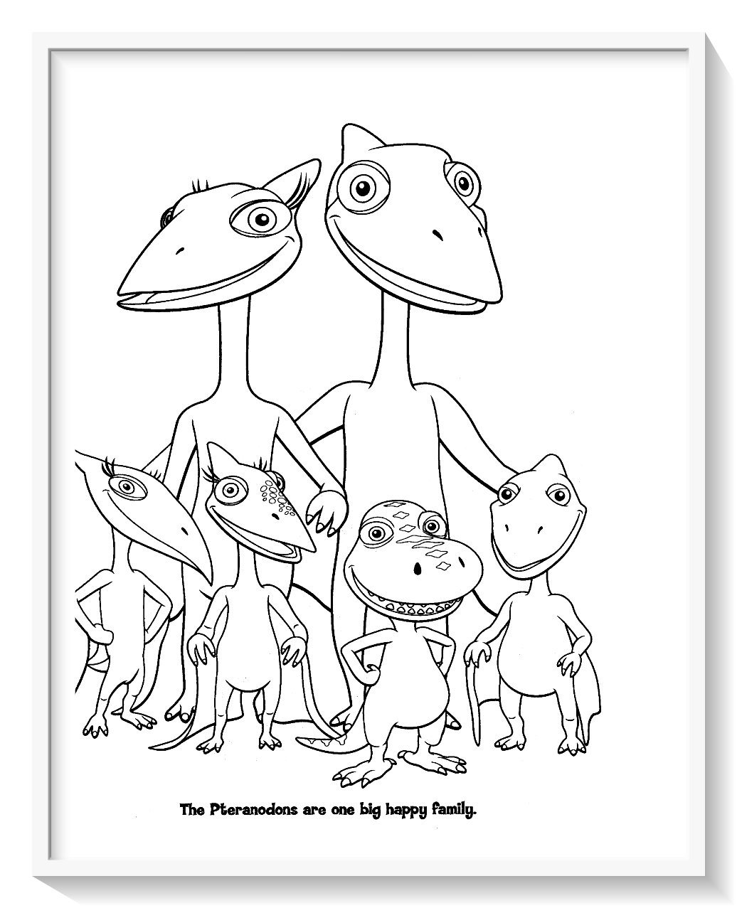imagenes para colorear dinosaurios animados