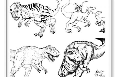 imagenes para pintar dinosaurios