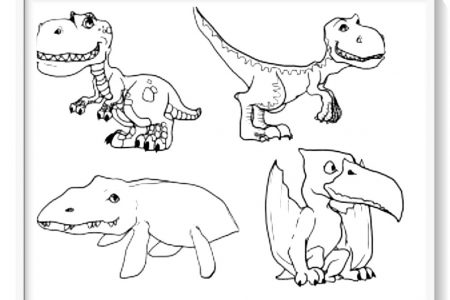 juegos de pintar dinosaurios infantiles