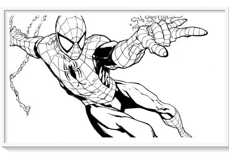 juegos de spiderman para colorear en linea