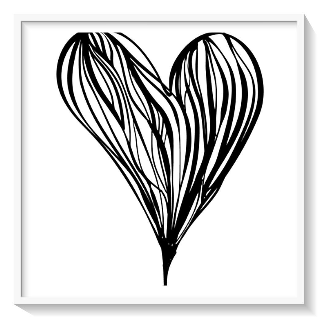 mariposas y corazones para colorear