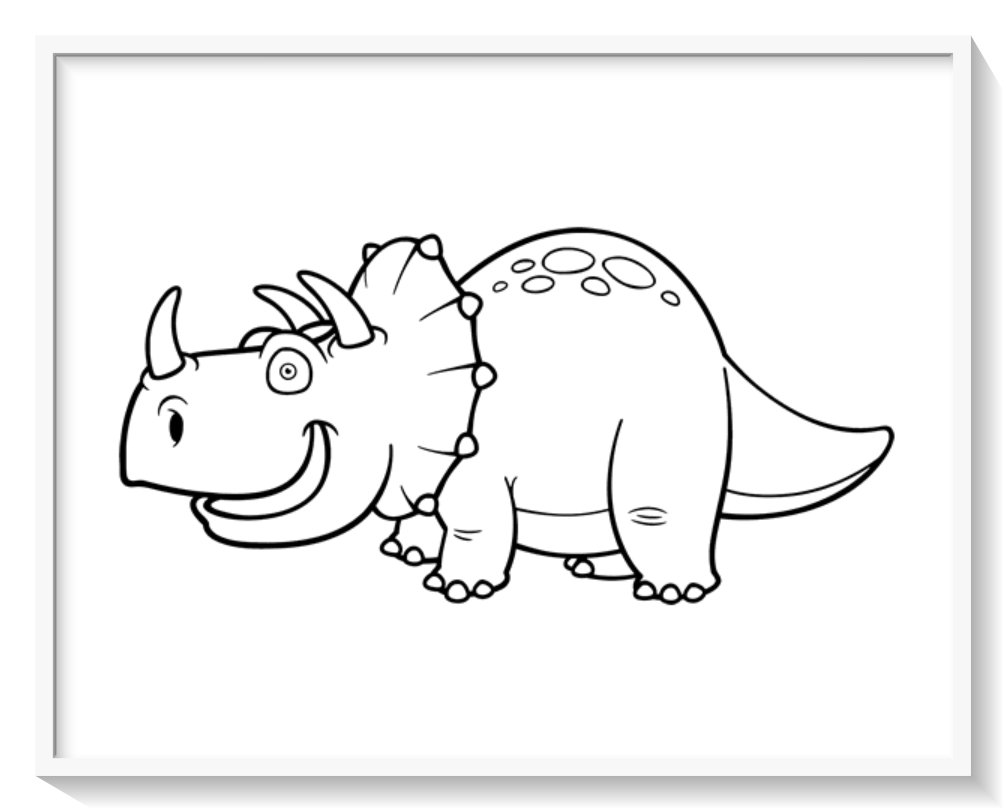 pintar dinosaurio de toy story
