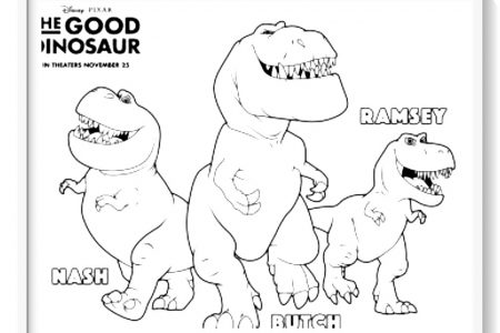 pintar dinosaurios animados