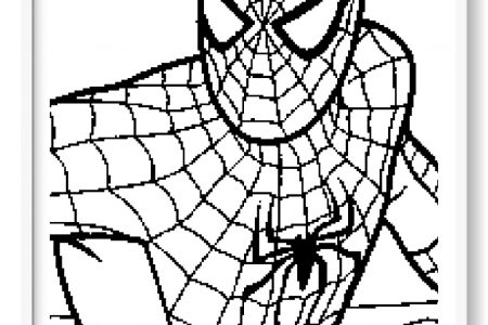 spiderman para pintar colorear