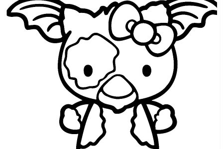 dibujos niños para colorear hello kitty