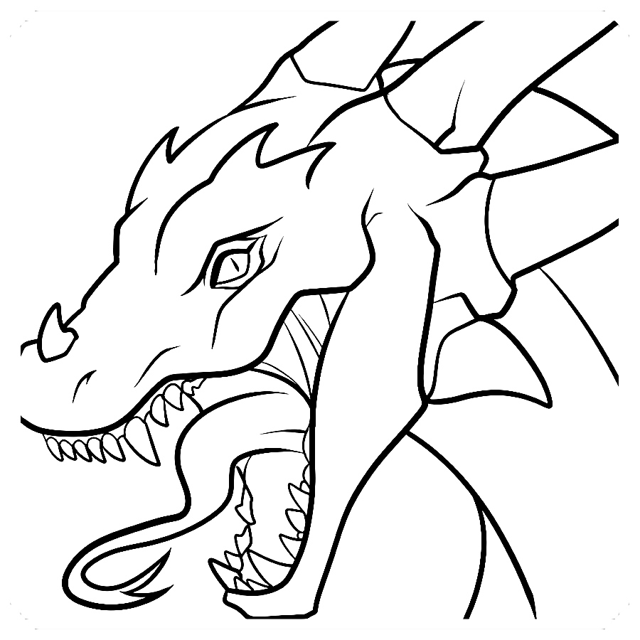 dibujos para colorear de dragones infantiles