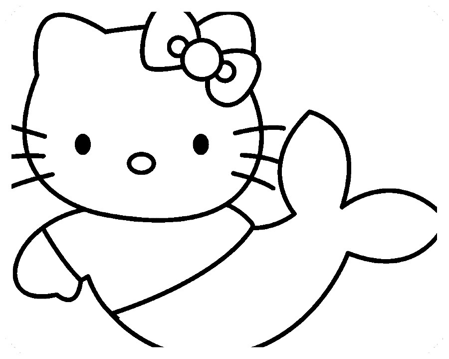 dibujos para colorear de hello kitty y sus amigos