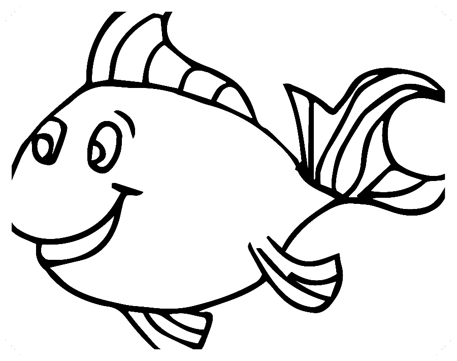 dibujos para colorear de peces