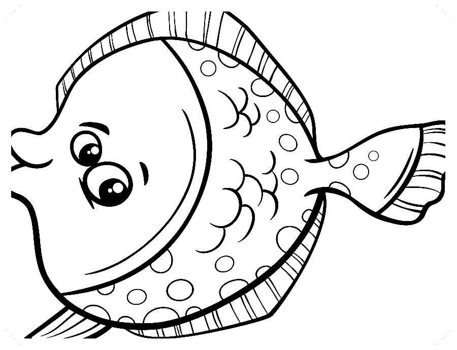 dibujos para colorear sobre peces