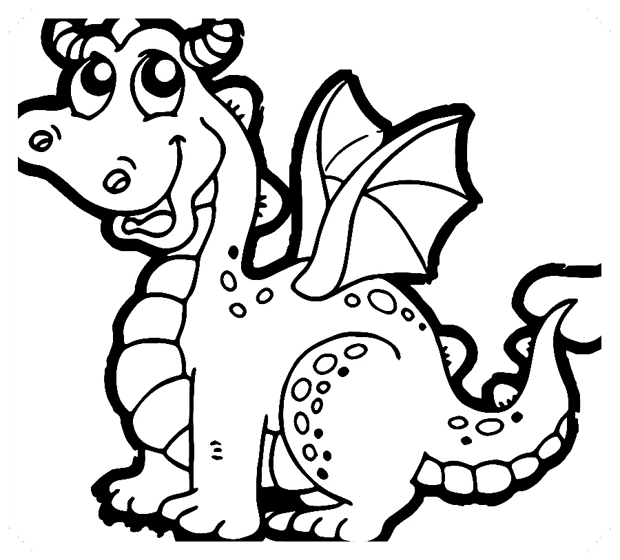 imagenes para colorear dragones