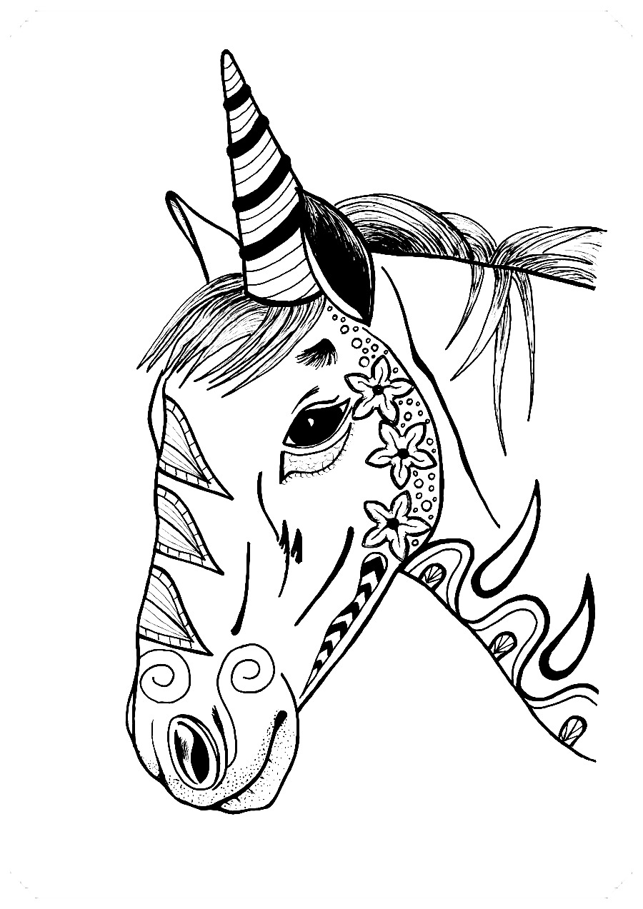 unicornios para colorear tumblr