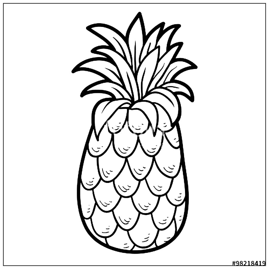colorear dibujos frutas