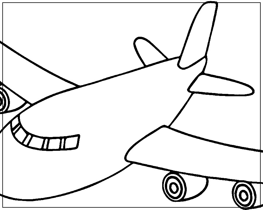 dibujos para colorear de aviones