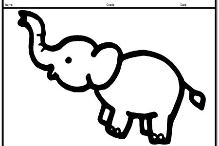 imagenes colorear elefantes
