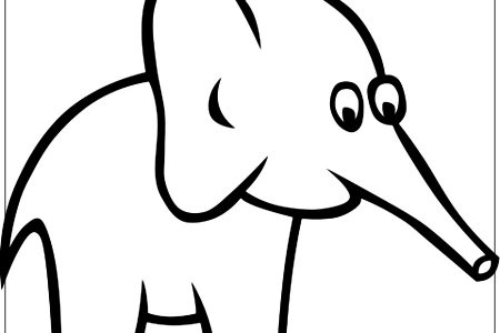 imagenes para colorear de elefantes tiernos