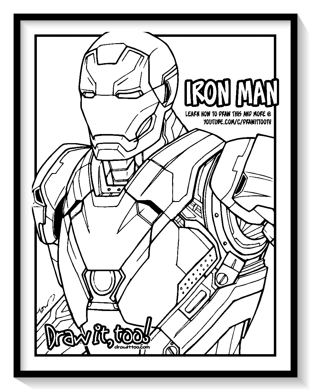 iron man infinity war colorear