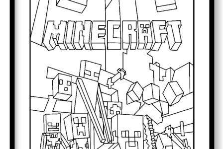 colorear junior minecraft