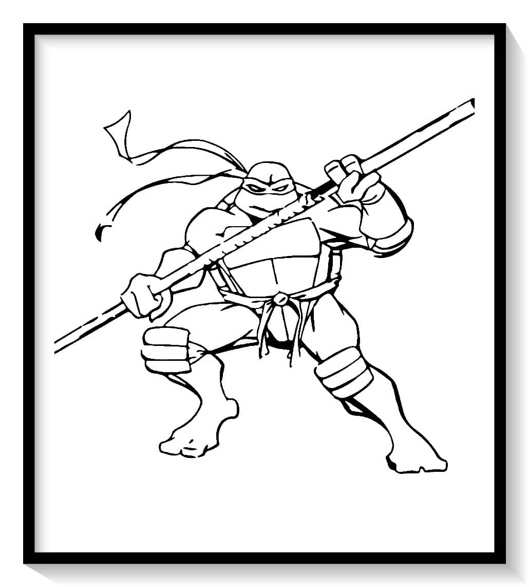dibujos pintar tortugas ninja