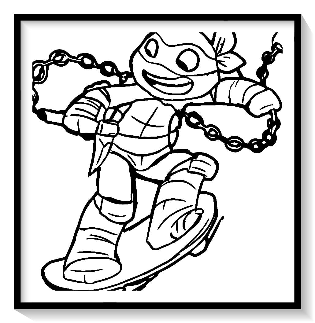 juego de pintar tortugas ninja