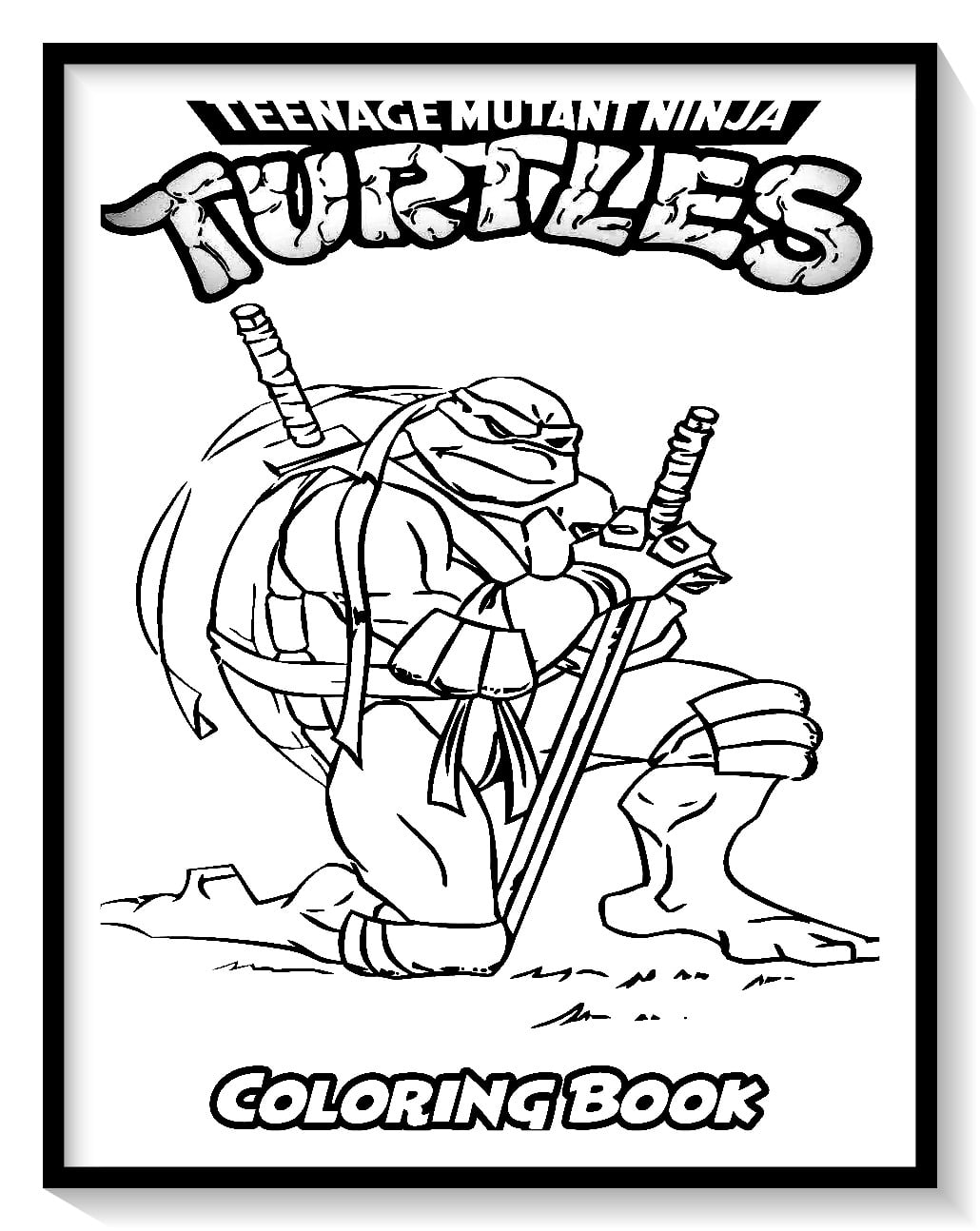 tortugas ninja colorear gratis