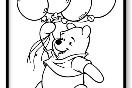 dibujos para colorear winnie pooh y sus amigos