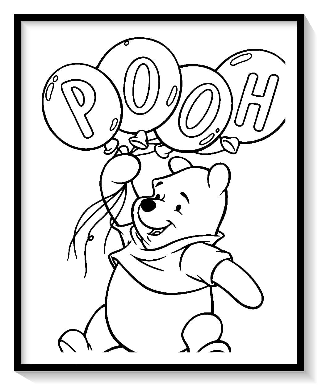 dibujos para pintar winnie pooh
